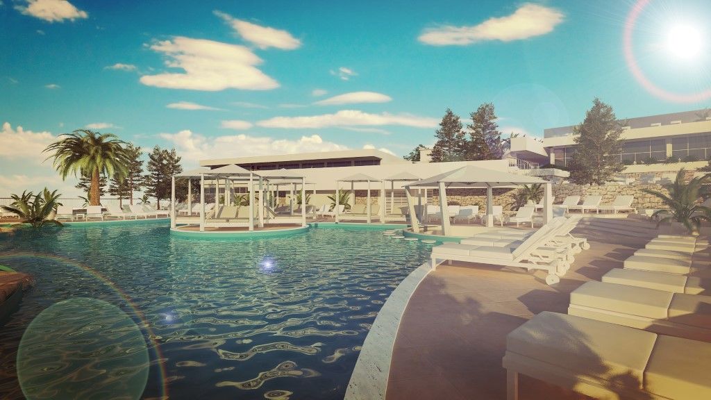 Port 9 Island Family Resort Korcula Town Exterior foto